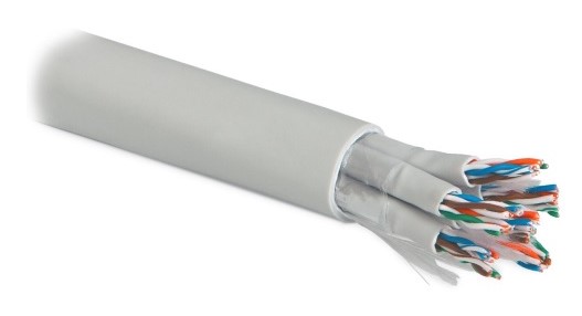 Кабель витая пара Hyperline Cat5, UUTP48W-C5-S24-IN-LSZH-GY, (UTP48W-C5-SOLID-IN-LSZH неэкранированная Фото Кабель витая пара Hyperline Cat5, UUTP48W-C5-S24-IN-LSZH-GY, (UTP48W-C5-SOLID-IN-LSZH неэкранированная Фото