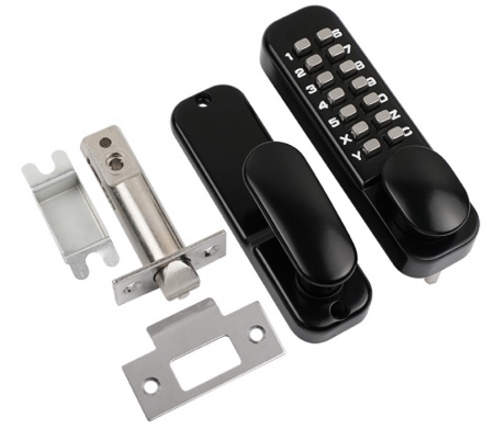 Кодовый замок с фиксатором 201 НОРА-М (черный) Фото