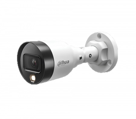 DH-IPC-HFW1239S1P-LED-0280B-S6 Уличная цилиндрическая IP-видеокамера с LED-подсветкой до 30м 2Мп (2.8мм) Фото