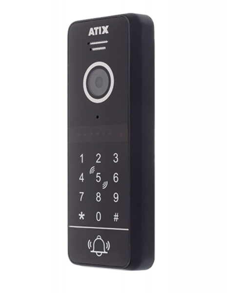 AT-I-D31F/CKR Black Вызывная панель со встроенным считывателем карт доступа и клавиатурой Фото
