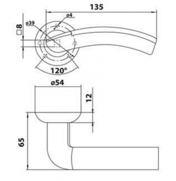 Tantos H-001-A-150-SN/CP-WB Ручки раздельные Фото