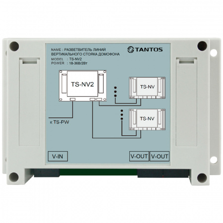 TS-NV2 Разветвитель линии вертикального стояка многоквартирного домофона на 2 ветви Фото