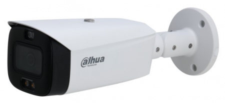 DH-IPC-HFW3849T1P-AS-PV-0280B-S4 Уличная цилиндрическая IP-видеокамера Full-color с ИИ и активным сдерживанием Фото