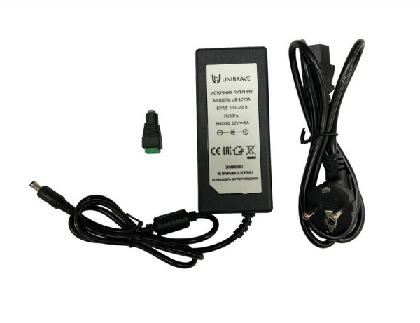 Блок питания Unibrave UB-12V6A Фото Блок питания Unibrave UB-12V6A Фото