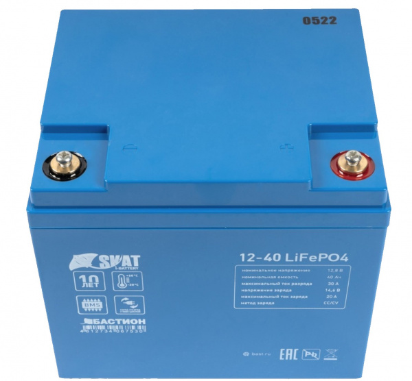 Skat i-Battery 12-40 LiFePo4 аккумуляторная батарея Фото Skat i-Battery 12-40 LiFePo4 аккумуляторная батарея Фото