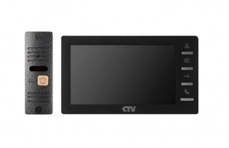 CTV-DP1701 S B (черный) Комплект видеодомофона Фото