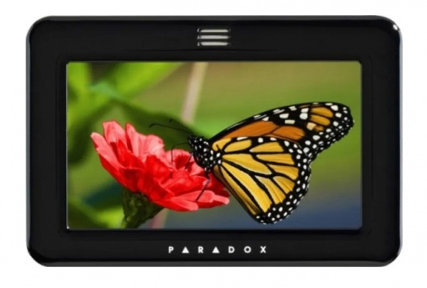 Клавиатура проводная с сенсорным экраном, диагональ 5 дюйма, черная Фото