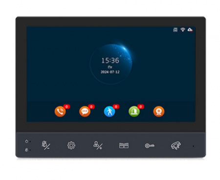 AT-I-K741F/TWСR Black Комплект FHD аналоговой домофонии с WiFi и контроллером Фото