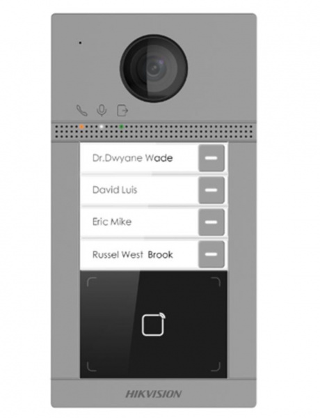 DS-KV8413-WME1(C)/Flush Вызывная панель Фото