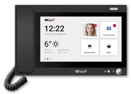 AM-02 BLACK Монитор консьержа Фото