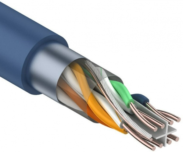 Кабель витая пара REXANT CAT6 FTP 4PR 23AWG (бухта 305 м) Фото