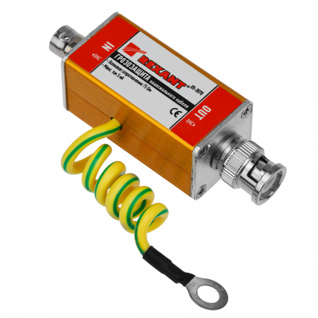 Грозозащита коаксиального кабеля BNC разъем REXANT Фото