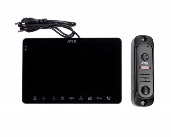 AT-I-K711C/T Black Комплект: видеодомофон СVBS и видеопанель СVBS Фото