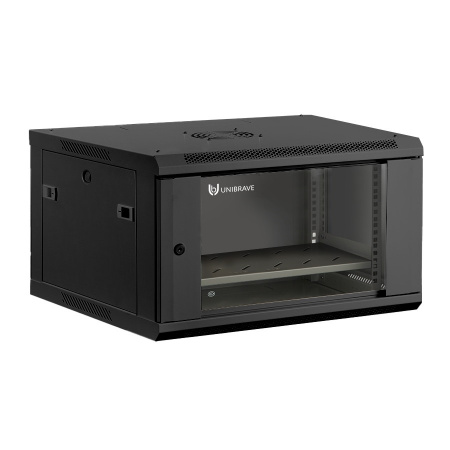 UB-WMC-6U-60/45-GD (B) Шкаф телекоммуникационный настенный 19