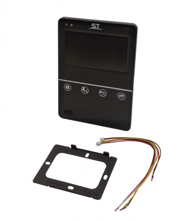 ST-M100/4 (S) ЧЕРНЫЙ, (версия 2) Монитор домофона цветной Фото