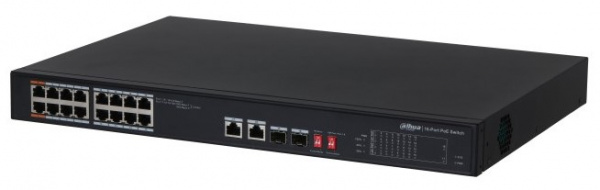 DH-PFS3218-16ET-135 16-портовый неуправляемый коммутатор с РоЕ Фото