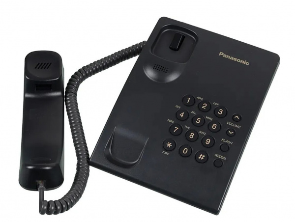 Проводной телефон Panasonic KX-TS2350RUB (черный) Фото Проводной телефон Panasonic KX-TS2350RUB (черный) Фото