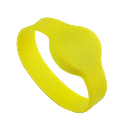 Браслет EM, IL-10D54EY, силиконовый, без застёжки (жёлтый, детский) Фото