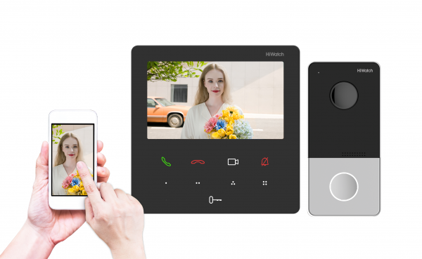 DS-D200IKWF Комплект IP видеодомофона Фото DS-D200IKWF Комплект IP видеодомофона Фото