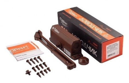 Доводчик НОРА-М №3S F фиксация бол. (до 80кг) (коричневый) морозостойкий Фото Доводчик НОРА-М №3S F фиксация бол. (до 80кг) (коричневый) морозостойкий Фото