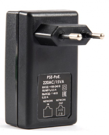 PSE-PoE.220AC/15VA Инжектор одноканальный PoE Фото