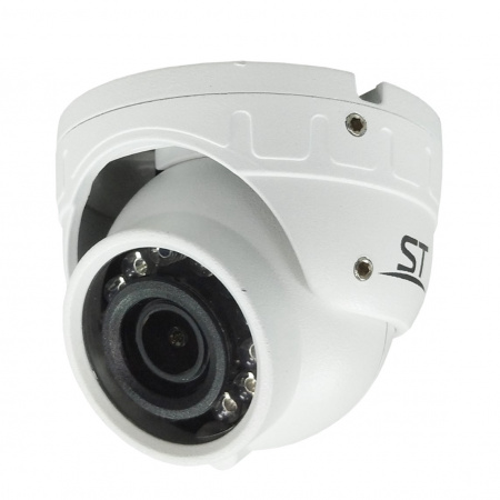 ST-S2501 POE БЕЛАЯ (2,8mm) 2Mp Уличная купольная IP-камера с ИК подсветкой до 25 м Фото