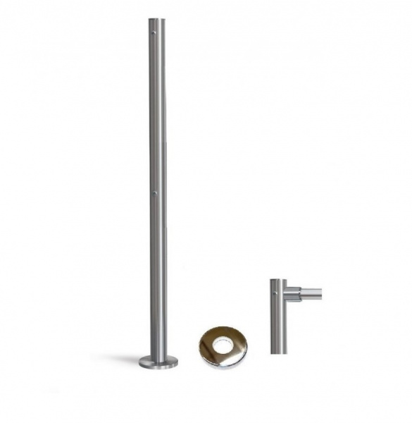 PERCo-BH02 2-00 Стойка односторонняя с 2-я отверстиями для патрубков. Декоративная крышка в комплект Фото