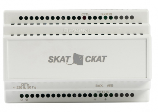 SKAT-24-3.0-DIN источник питания 24В 3А АКБ внешн. 1х12-17Ач ток заряда 3,0–Iнагр. Фото SKAT-24-3.0-DIN источник питания 24В 3А АКБ внешн. 1х12-17Ач ток заряда 3,0–Iнагр. Фото