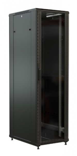 WR-TT-3761-AS-RAL9004 Шкаф напольный 19-дюймовый, 37U, 1833x600х1000 мм (ВхШхГ) Фото