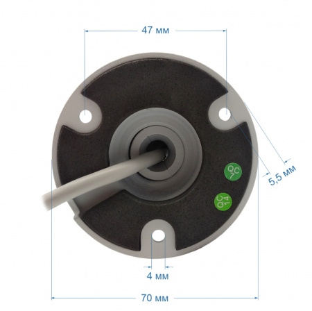 ST-VR4617 PRO (2,8mm) 4 Mp, уличная цилиндрическая IP-камера с ИК подсветкой до 30 м Фото