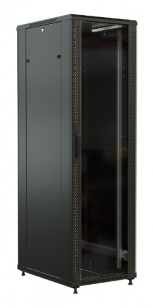 WR-TT-4762-AS-RAL9004 Шкаф напольный 19-дюймовый, 47U, 2277х600х1200 мм (ВхШхГ) Фото