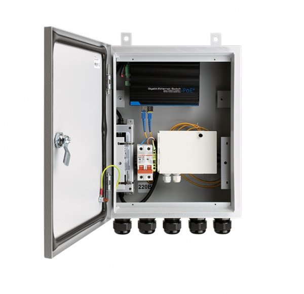 Уличный PoE коммутатор B-431-8P2F Фото