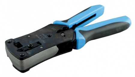 Hyperline HT-N468B Инструмент обжимной для RJ-45, RJ-12, RJ-11, профессиональный Фото