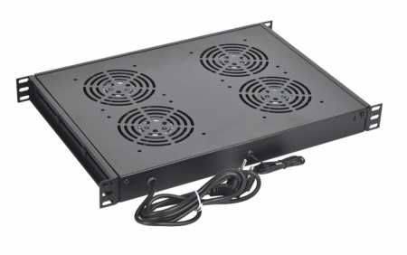 ITK Модуль вентил. 1U с цифр. термостатом 4 вент. черный Фото