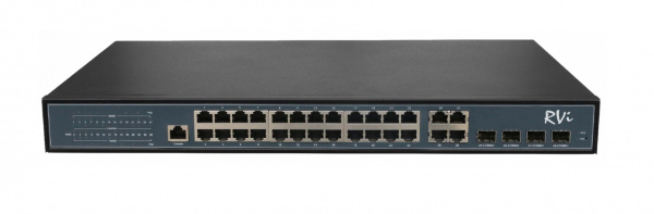 RVi-1NSM24G-4C 24 портовый коммутатор Фото