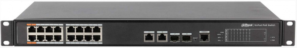 DH-PFS4218-16ET-240-V3 16-портовый управляемый коммутатор с РоЕ, уровень L2 Фото
