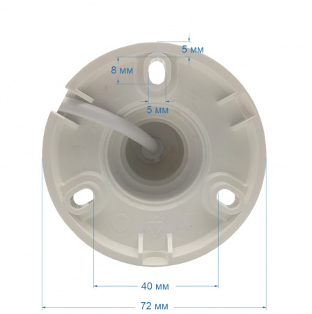 ST-S2501 POE БЕЛАЯ (2,8mm) 2Mp Уличная купольная IP-камера с ИК подсветкой до 25 м Фото