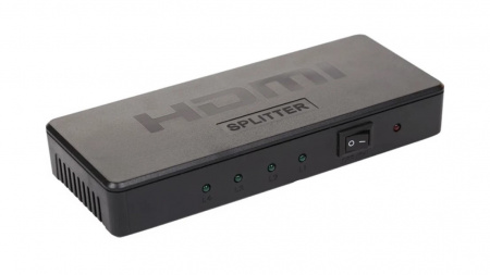 Делитель гнездо HDMI на 4 гнезда HDMI, металл  REXANT Фото