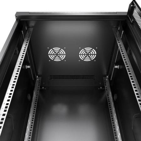 Cabeus SH-05F-15U60/35m-R-BK Шкаф телекоммуникационный настенный разобранный 19