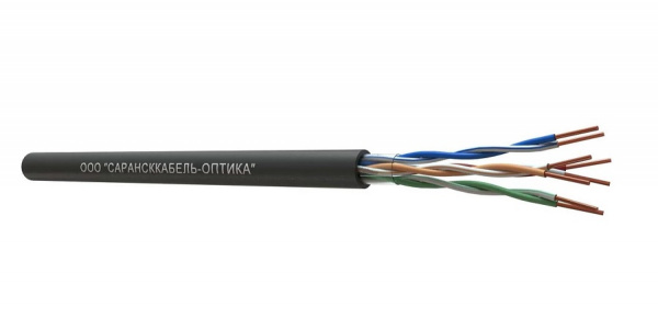 UTP outdoor 4x2x0,52 Cu СаранскКабель-Оптика Кабель «витая пара» (LAN) Фото UTP outdoor 4x2x0,52 Cu СаранскКабель-Оптика Кабель «витая пара» (LAN) Фото