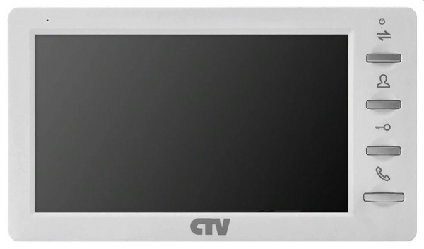 CTV-M1701 Plus W (белый) Монитор видеодомофона CVBS с кнопочным управлением Фото CTV-M1701 Plus W (белый) Монитор видеодомофона CVBS с кнопочным управлением Фото