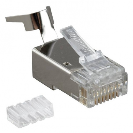 Hyperline PLUG-8P8C-UV-C6-TW-SH-10 Разъем RJ-45(8P8C) под витую пару, категория 6/6A (10 шт) Фото