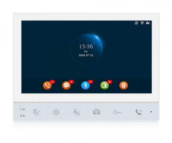 AT-I-K741F/TWСR White Комплект FHD аналоговой домофонии с WiFi и контроллером Фото
