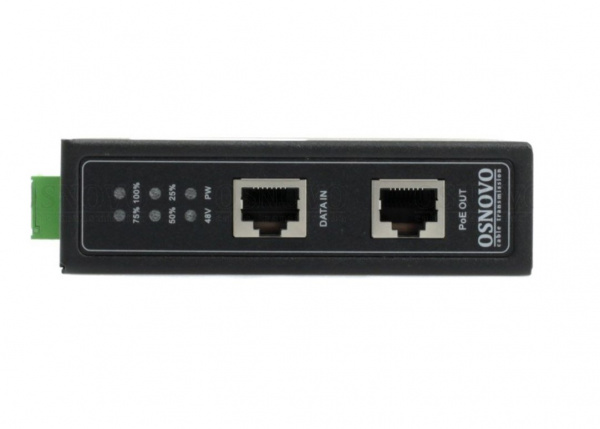 Midspan-1/303X(Booster) Промышленный PoE-инжектор 10G Ethernet на 30W с бустером напряжения Фото Midspan-1/303X(Booster) Промышленный PoE-инжектор 10G Ethernet на 30W с бустером напряжения Фото