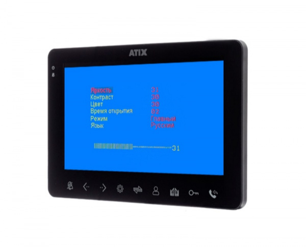 AT-I-M710C/T Black Цветной домофон с TFT экраном Фото