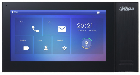 DH-VTH2421FB-P Монитор видеодомофона IP 7 дюймовый Фото