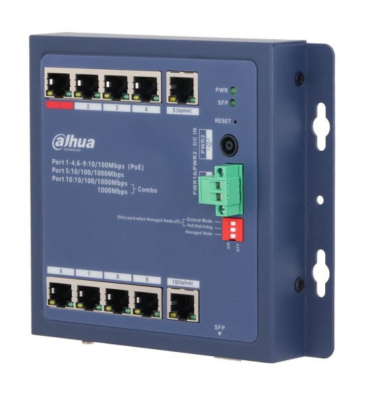 DH-CHS4110-8ET-90-F 8-портовый PoE коммутатор с функцией облачного управления Фото