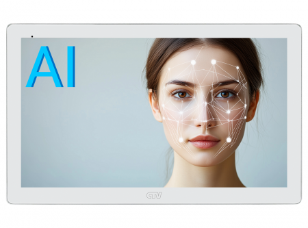 CTV-M4108AI W Монитор видеодомофона с функциями AI Фото