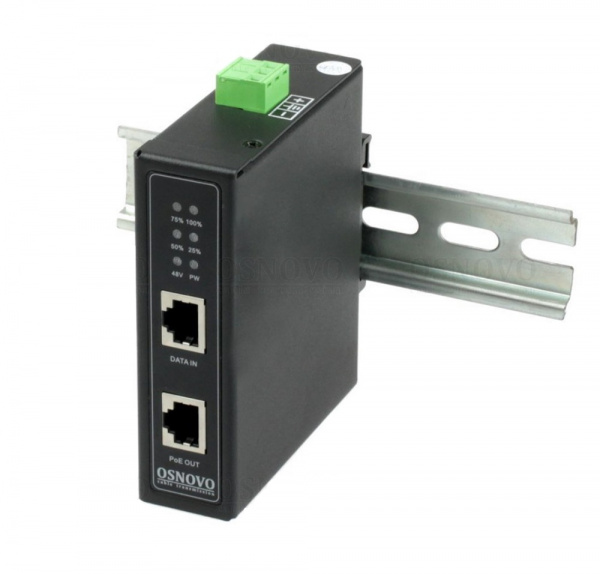 Midspan-1/903X(Booster) Промышленный PoE-инжектор 10G Ethernet на 90W с бустером напряжения Фото Midspan-1/903X(Booster) Промышленный PoE-инжектор 10G Ethernet на 90W с бустером напряжения Фото