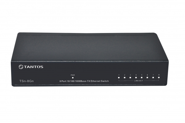 TSn-8Gn Коммутатор 8-портовый гигабитный Фото